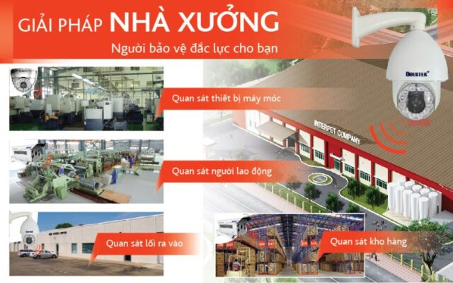 LẮP ĐẶT CAMERA NHÀ XƯỞNG